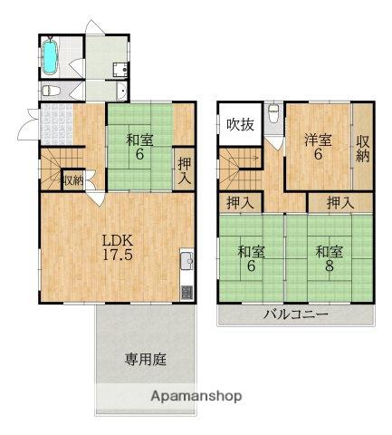 ロイヤル静和テラスハウス(4LDK)の間取り写真