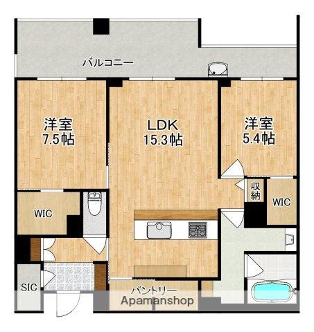 シャトードールプレミア(2LDK/4階)の間取り写真