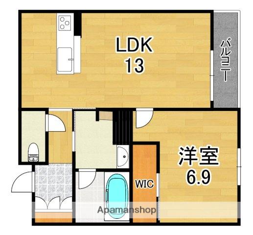 グラン フェリシア(1LDK/1階)の間取り写真