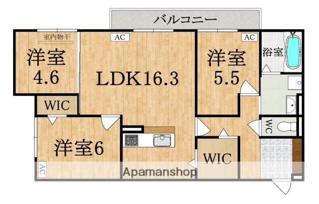 DAIYA SOIE(3LDK/2階)の間取り写真