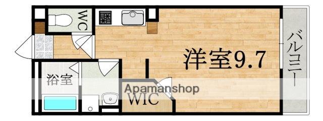 レオネクストエムティ逢坂Ⅱ(1K/1階)の間取り写真