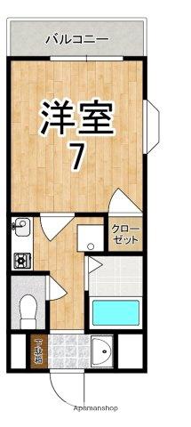 グランド-ル辻(1K/3階)の間取り写真