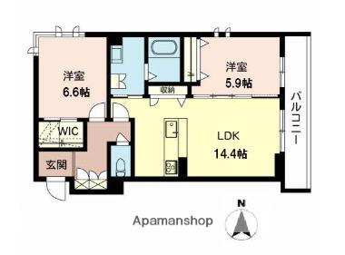 ノール ノブール(2LDK/2階)の間取り写真
