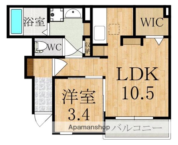 クレールコート(1LDK/1階)の間取り写真