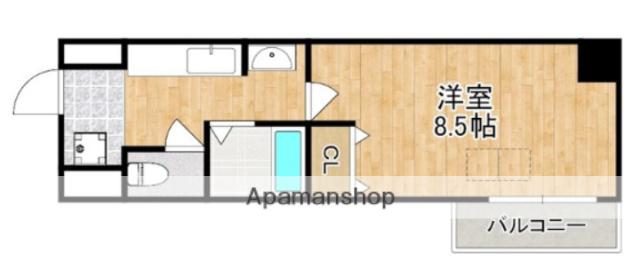 フクダ不動産新大宮マンション(1K/6階)の間取り写真