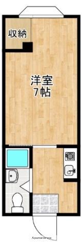 ジャンギャバン新大宮(1K/5階)の間取り写真