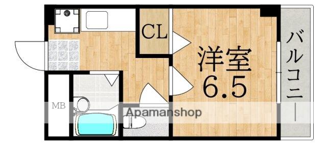 パティオ富雄(1K/1階)の間取り写真