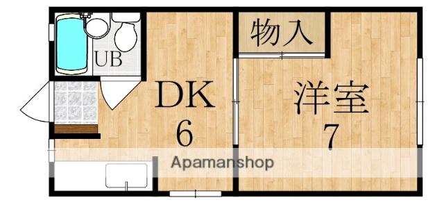 山田アパート(1DK/1階)の間取り写真