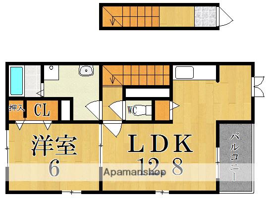 サニーシャトウ S(1LDK/2階)の間取り写真