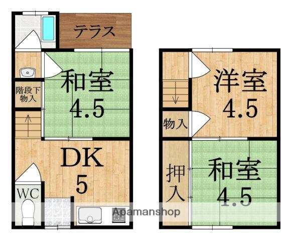 ヒロタマンション西(3DK)の間取り写真