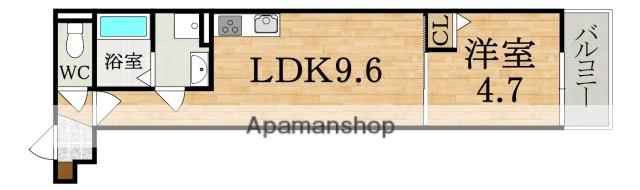 GRM富雄元町(1LDK/3階)の間取り写真