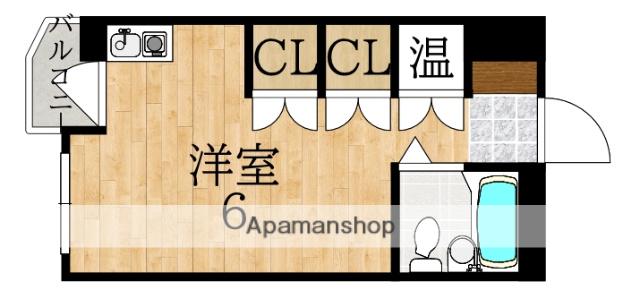 ナラ・レジデンス・モア(ワンルーム/3階)の間取り写真