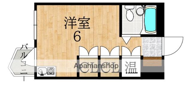 ナラ・レジデンス・モア(ワンルーム/4階)の間取り写真