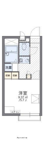 レオパレス藤尾(1K/2階)の間取り写真