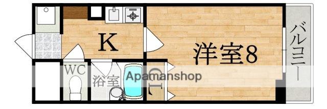 EXCELENTE FABRICA(1K/6階)の間取り写真