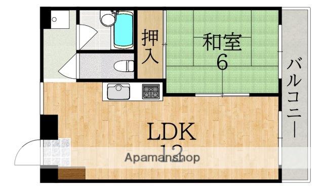 アゼリアヒルズ(1LDK/3階)の間取り写真