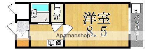 ヴィエンシャトレー小池(1K/5階)の間取り写真