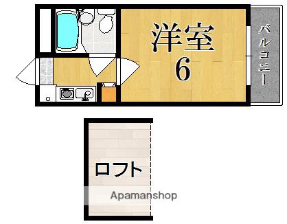 シティパレスJR郡山駅前(1K/1階)の間取り写真