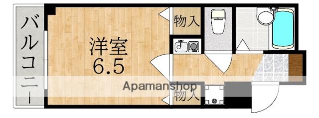 谷垣ビル(1K/2階)の間取り写真