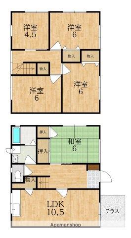 ガーデンヒルズ高の原(5LDK)の間取り写真