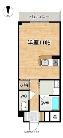 BELLD MEURE(ワンルーム/1階)の間取り写真