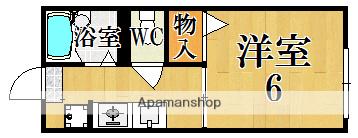 TMMイチヤハイツ(1K/1階)の間取り写真