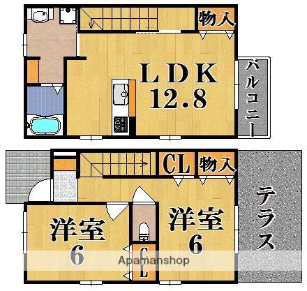 サル　ドセジュール(2LDK)の間取り写真