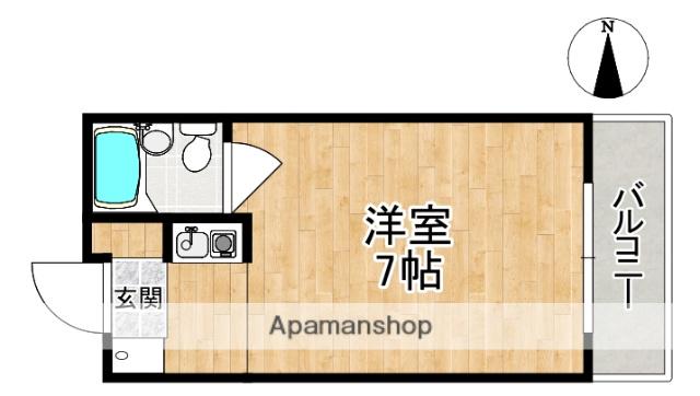 ハイツCAMPUS(1K/4階)の間取り写真