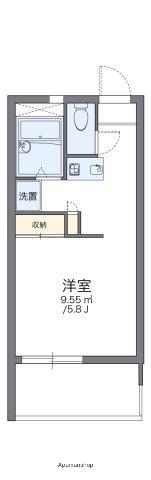レオパレスハートピア15(1K/3階)の間取り写真