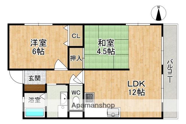 DOMEマツイ(2LDK/3階)の間取り写真