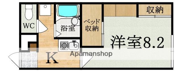 レオパレス インフォレスタⅡ(1K/2階)の間取り写真