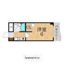 シティパレス富雄北(1K/3階)の間取り写真