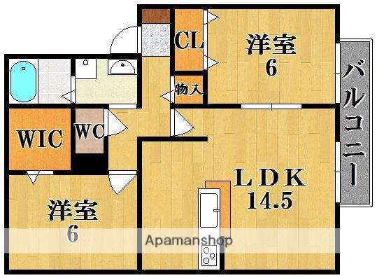 グリーンフィールド(2SLDK/2階)の間取り写真