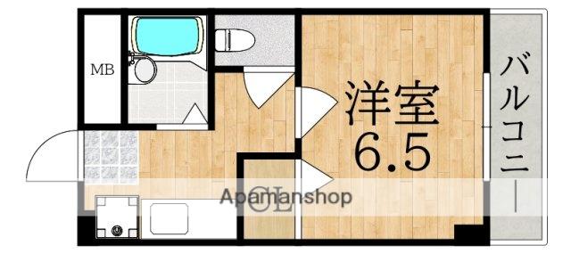 パティオ富雄(1K/2階)の間取り写真