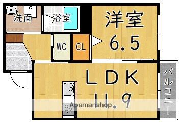 シャーメゾン ウイル(1LDK/1階)の間取り写真