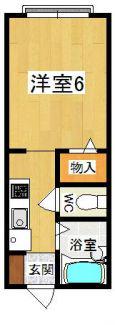 エルグレコ(1K/1階)の間取り写真