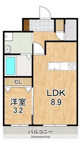 CONTRAIL・WILL(1LDK/1階)の間取り写真