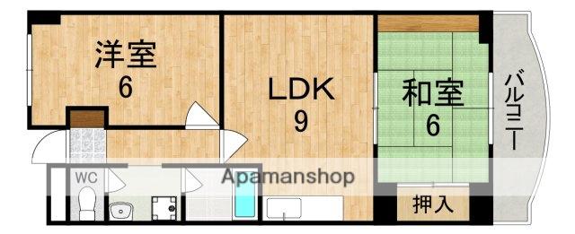 エンブレム王寺(2LDK/4階)の間取り写真