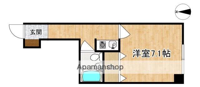 ビルまあぁろ(1K/5階)の間取り写真