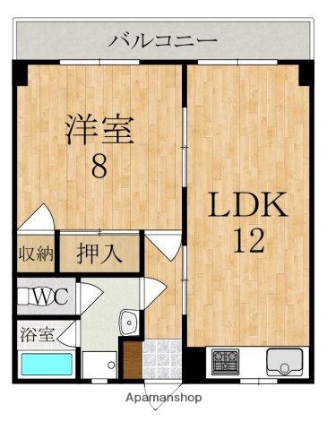 アーバンヒル(1LDK/2階)の間取り写真