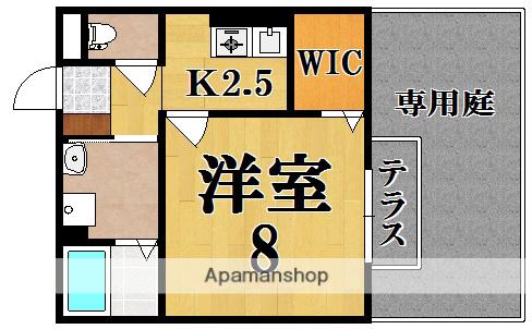 ハイツサーティーン(1K/1階)の間取り写真