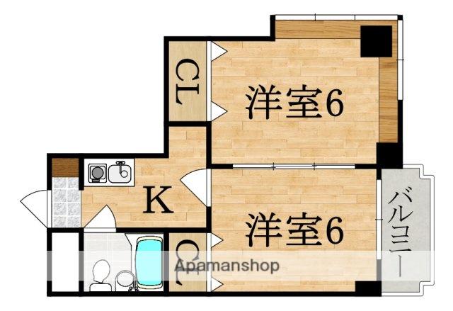 メゾン・ド・ジュネス(2DK/2階)の間取り写真