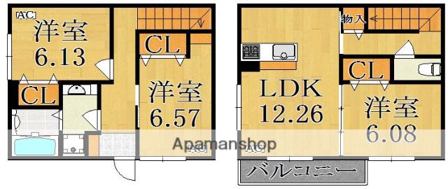ヴェルトメゾン(3LDK)の間取り写真