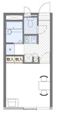 レオパレススナッグ ビラ(1K/2階)の間取り写真