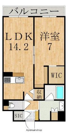 TOUR DANGE IKOMA(1LDK/2階)の間取り写真