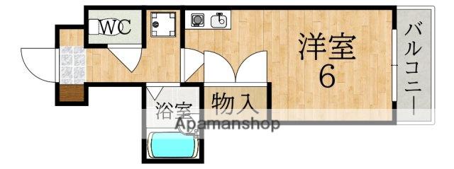 メゾンドヒル(ワンルーム/3階)の間取り写真