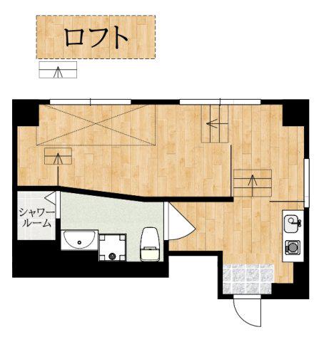 イルコンプレッソ(ワンルーム/1階)の間取り写真