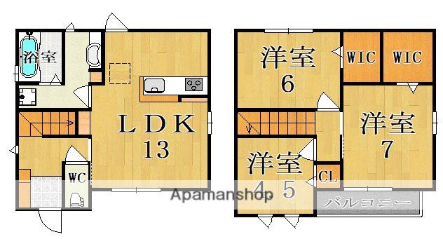 関西本線 奈良駅 徒歩12分 2階建 築12年(3LDK)の間取り写真