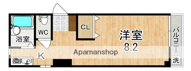 ハウスナカタニ30(ワンルーム/2階)の間取り写真