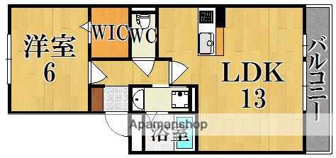 リビングタウン南紀寺(1LDK/1階)の間取り写真